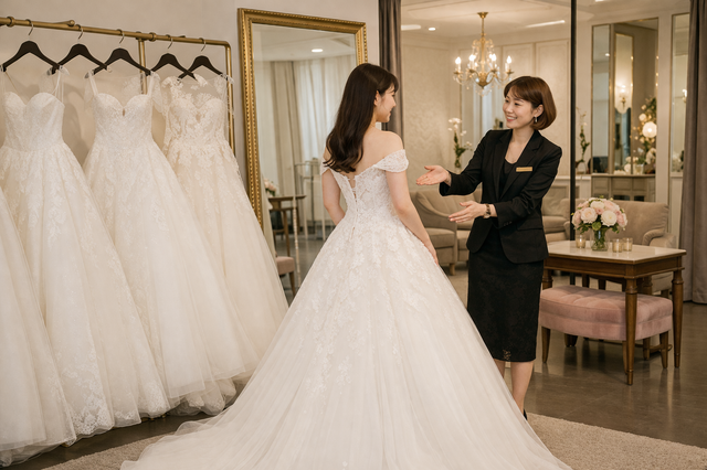 お衣裳のご試着について